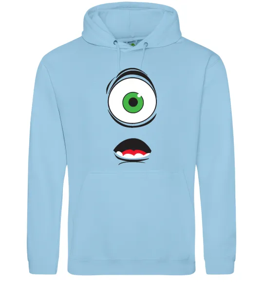 Мужская толстовка (худи) МАЙК ВАЗОВСКИ Голубой фото