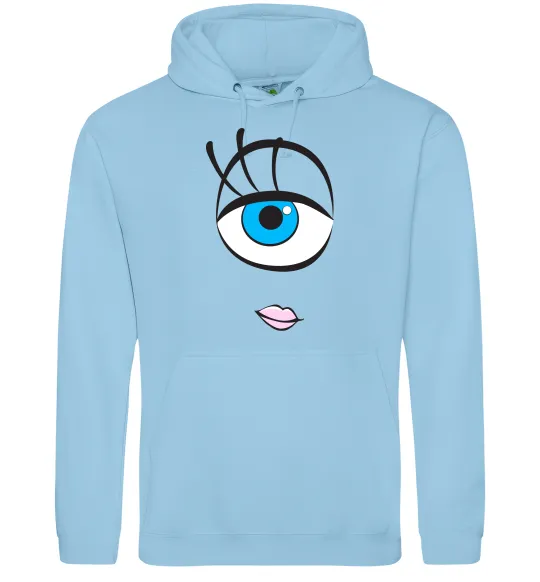 Женская толстовка (худи) +СЕЛИЯ Голубой фото