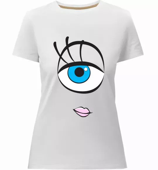 Жіноча преміум футболка +СЕЛИЯ Білий фото