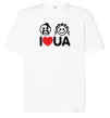 Футболка Оверсайз I love UA Белый фото