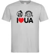 Чоловіча футболка I love UA Сірий Чоловіча футболка I love UA Сірий фото