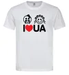 Чоловіча футболка I love UA Білий Чоловіча футболка I love UA Білий фото