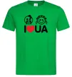 Чоловіча футболка I love UA Зелений Чоловіча футболка I love UA Зелений фото
