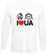 Лонгслив I love UA Белый фото