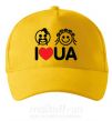 Кепка I love UA Сонячно жовтий фото