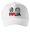 Кепка I love UA Белый фото