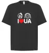 Футболка Оверсайз I love UA Черный фото