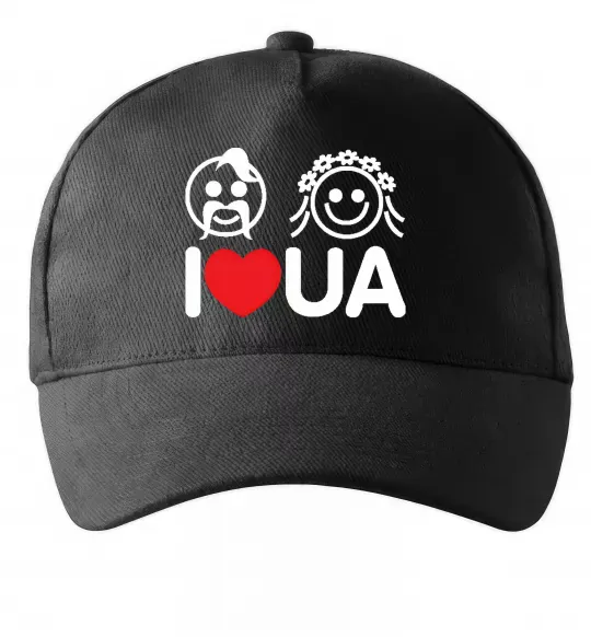 Кепка I love UA Черный фото