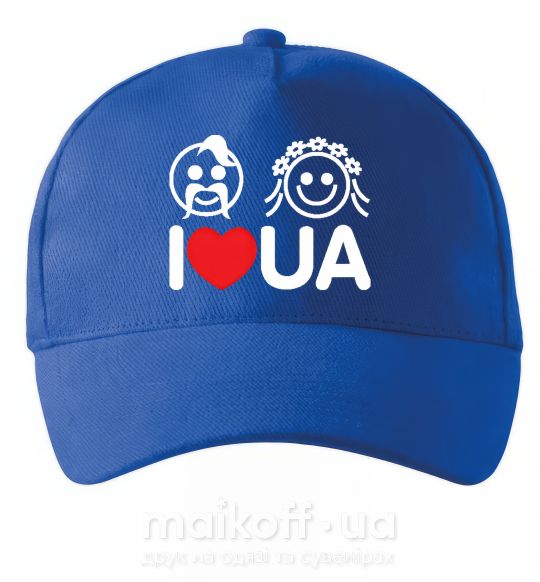 Кепка I love UA Ярко-синий фото