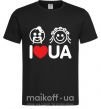 Чоловіча футболка I love UA Чорний фото