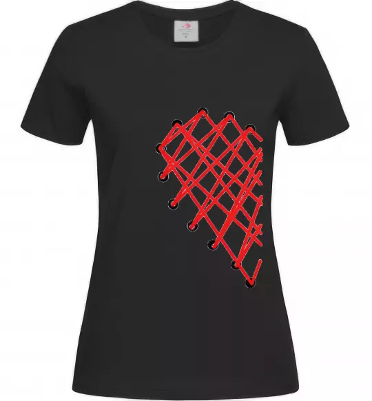 Жіноча футболка COTTON Чорний фото