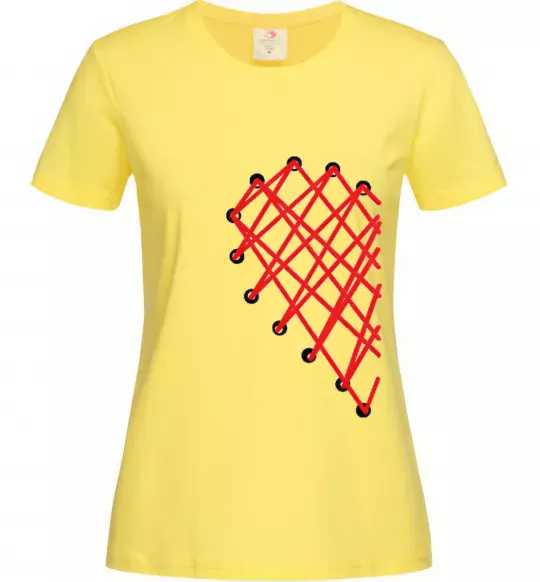 Жіноча футболка COTTON Лимонний фото