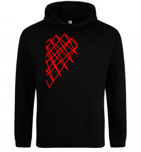 Мужская толстовка (худи) HEART Черный фото