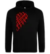 Мужская толстовка (худи) HEART Черный фото