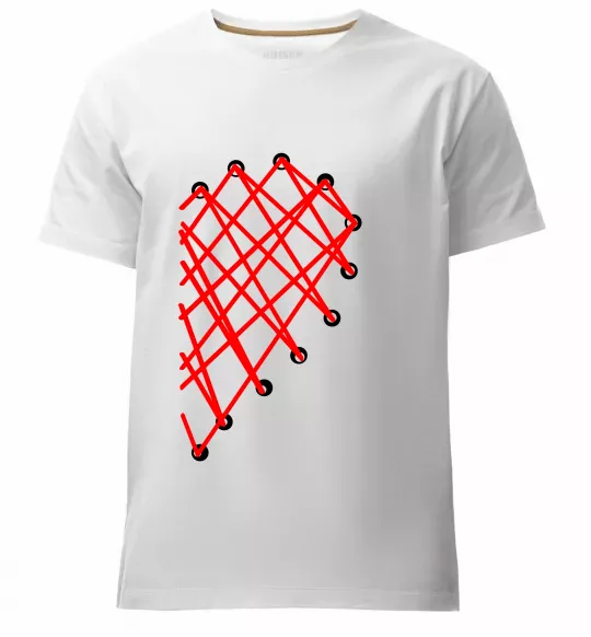 Чоловіча преміум футболка HEART Білий фото