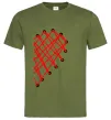 Чоловіча футболка HEART Оливковий Чоловіча футболка HEART Оливковий фото