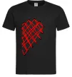 Чоловіча футболка HEART Чорний Чоловіча футболка HEART Чорний фото
