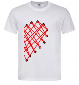 Мужская футболка HEART Белый фото