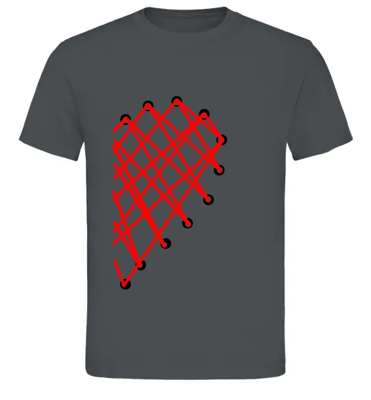 Чоловіча футболка HEART Графіт фото