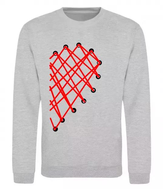 Свитшот HEART Серый меланж фото