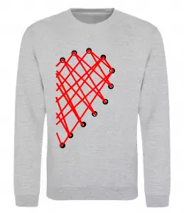 Свитшот HEART Серый меланж фото