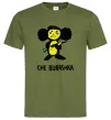 Мужская футболка ЧЕБУРАШКА Оливковый фото