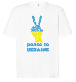 Футболка Оверсайз Peace to Ukraine