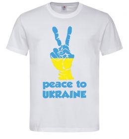 Чоловіча футболка Peace to Ukraine