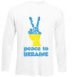 Реглан Peace to Ukraine Білий фото