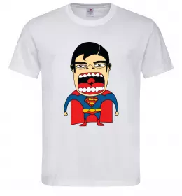 Мужская футболка Супермен (Roberto Salvador) Белый фото
