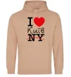 Чоловіча толстовка (худі) I love Київ Пісочний Чоловіча толстовка (худі) I love Київ Пісочний фото