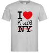 Мужская футболка I love Київ Серый фото