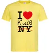 Мужская футболка I love Київ Лимонный фото