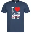 Мужская футболка I love Київ Темно-синий фото