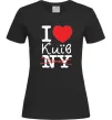 Женская футболка I love Київ Черный фото