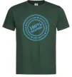 Чоловіча футболка 100% чоловік Темно-зелений Чоловіча футболка 100% чоловік Темно-зелений фото