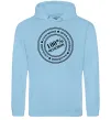 Чоловіча толстовка (худі) 100% чоловік Блакитний Чоловіча толстовка (худі) 100% чоловік Блакитний фото