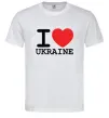 Мужская футболка I love Ukraine (original) Белый фото