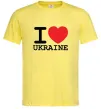 Мужская футболка I love Ukraine (original) Лимонный фото
