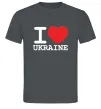 Мужская футболка I love Ukraine (original) Графит фото
