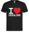 Чоловіча футболка I love Ukraine (original) Чорний фото