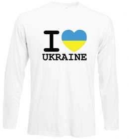 Лонгслів I love Ukraine (прапор)