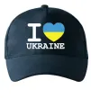 Кепка I love Ukraine (прапор) Темно-синий фото