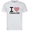 Чоловіча футболка I love Ukraine (вишиванка) Білий Чоловіча футболка I love Ukraine (вишиванка) Білий фото