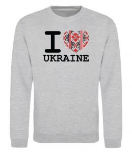 Свитшот I love Ukraine (вишиванка) Свитшот I love Ukraine (вишиванка)