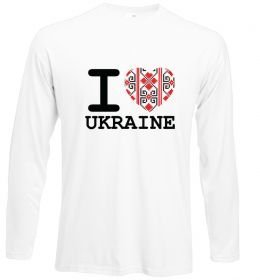 Лонгслив I love Ukraine (вишиванка)