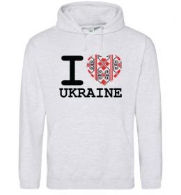 Жіноча толстовка (худі) I love Ukraine (вишиванка) Жіноча толстовка (худі) I love Ukraine (вишиванка)