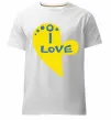 Мужская премиум футболка I love патриот Белый Мужская премиум футболка I love патриот Белый фото