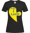 Жіноча футболка I love патриот Чорний Жіноча футболка I love патриот Чорний фото