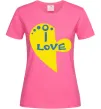 Жіноча футболка I love патриот Яскраво-рожевий Жіноча футболка I love патриот Яскраво-рожевий фото